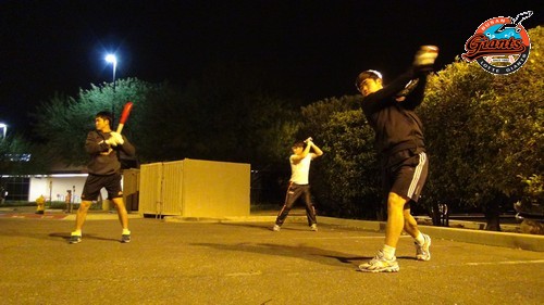 밤을 잊은 선수들